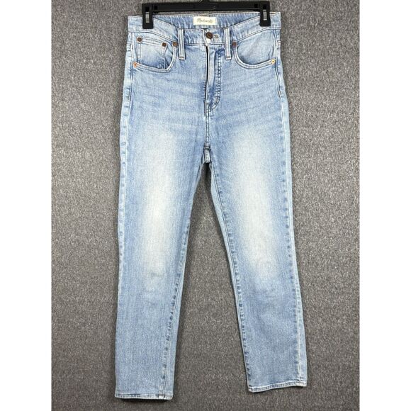 Madewell Denim - Madewell Slim Demi-Boot Jeans Light Wash Size 25 High Rise